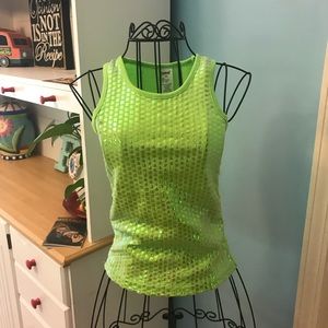 Sequined Dance Tank
